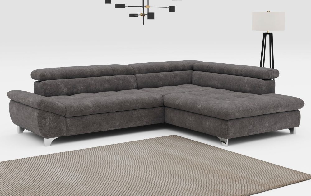 COTTA Ecksofa »Gemini L-Form«, mit Kopfteilverstellung, wahlweise mit Bettfunktion
