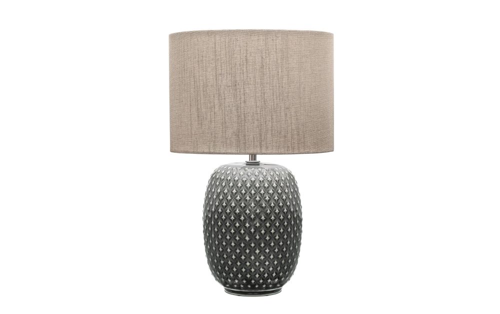 Tischleuchte, Pauleen, »Pretty Classy 1x Dunklelgrau/Beige«
