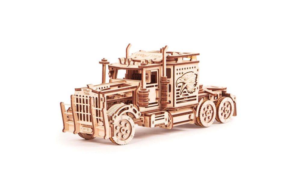 LKW - Sattelschlepper - 3D Holzbausatz