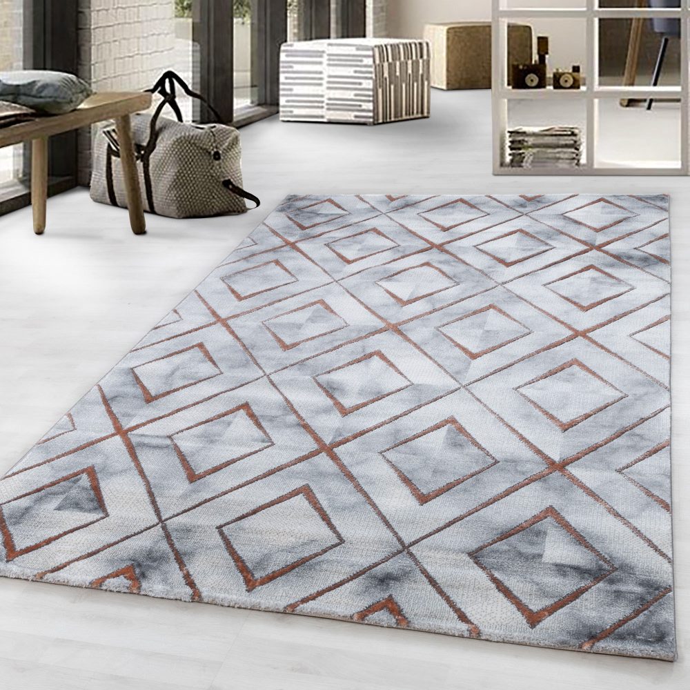 Ayyildiz Teppiche Teppich »NAXOS 3811«, rechteckig, 12 mm Höhe, Wohnzimmer