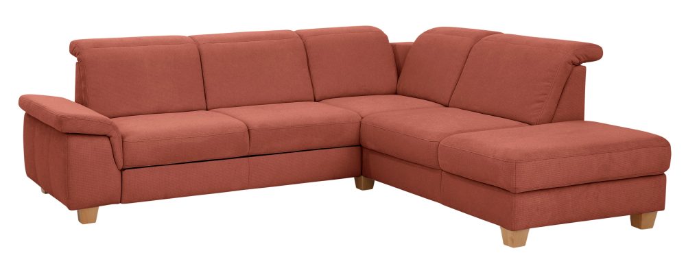 Home affaire Ecksofa »Dalia«, mit Federkernpolsterung, wahlweise mit Bettfunktion, Bettkasten und Kopftteilverstellung