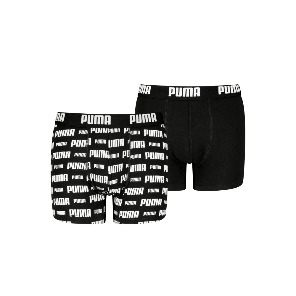 PUMA Boxer, (Packung, 2er-Pack), mit breitem Logobund