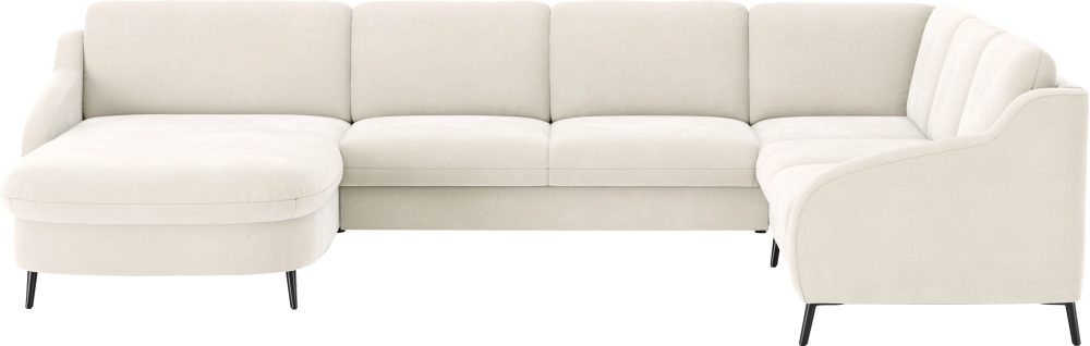 sit&more Wohnlandschaft »Soul U-Form«, wahlweise mit Bettfunktion und Bettkasten oder Schubkasten