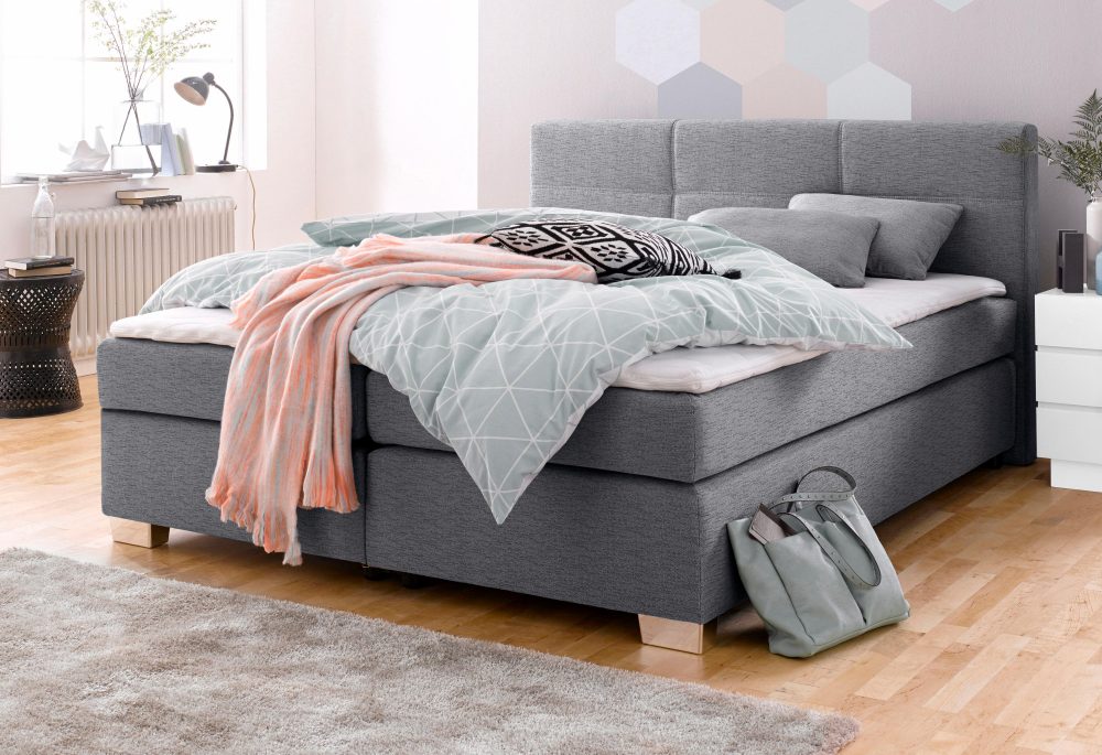 Jockenhöfer Gruppe Boxspringbett »Evita«, inkl. Topper und Kissen