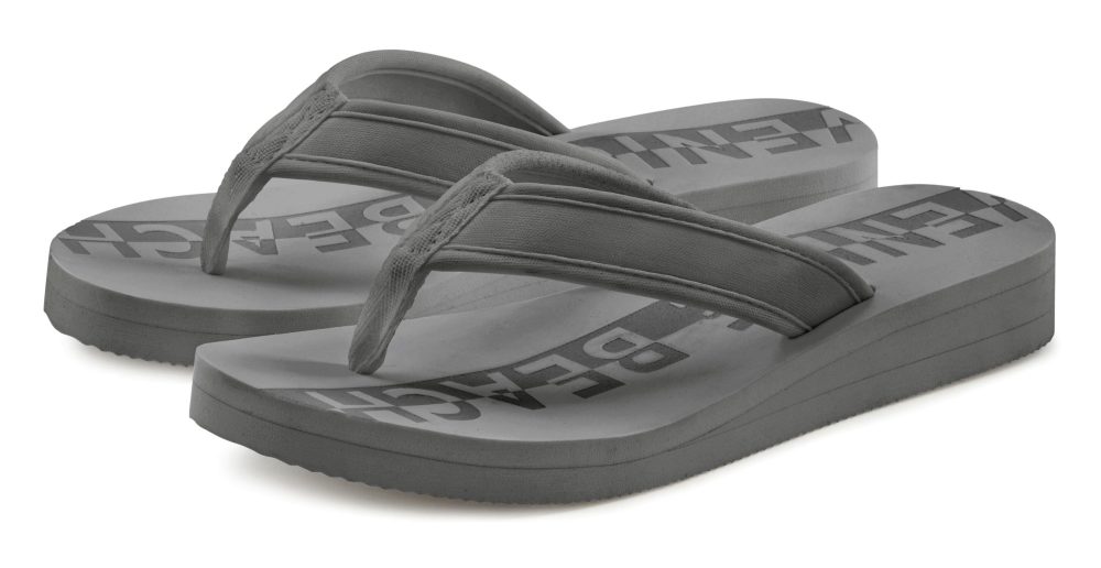 Venice Beach Zehentrenner, Sandale, Pantolette mit leichtem Keilabsatz VEGAN