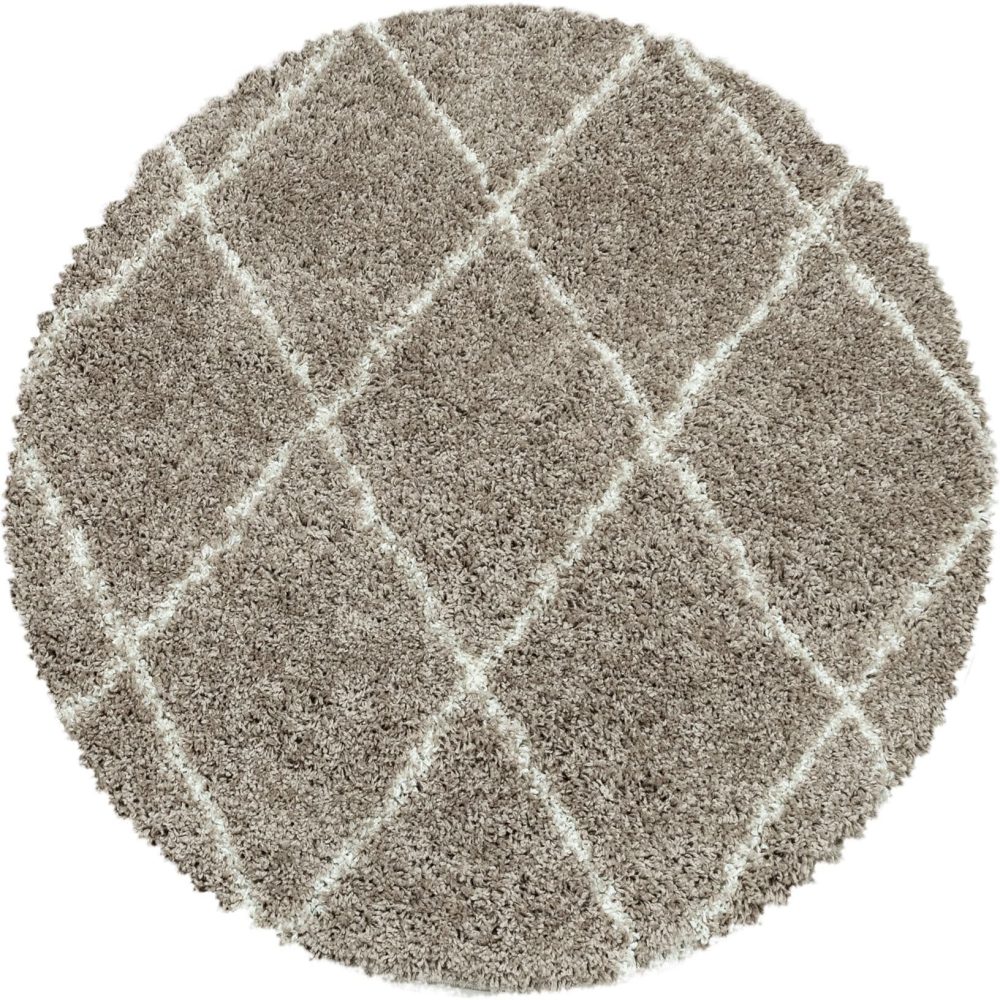 Ayyildiz Teppiche Hochflor-Teppich »ALVOR 3401«, rund, 50 mm Höhe