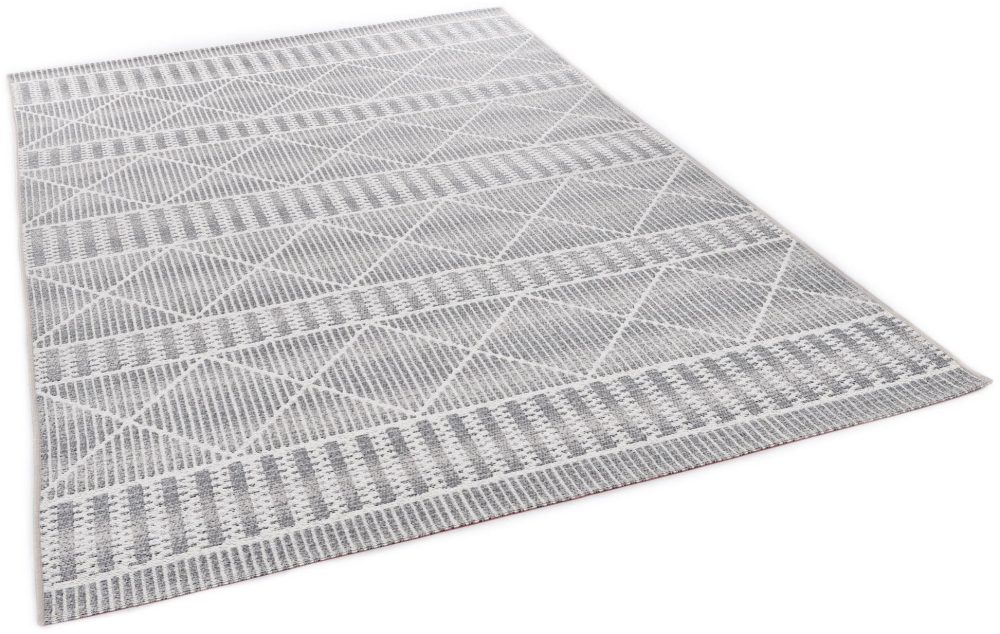 TOM TAILOR Teppich »Funky Outdoor Geometric«, rechteckig, 5 mm Höhe, Flachgewebe, In- und Outdoor geeignet, Wohnzimmer
