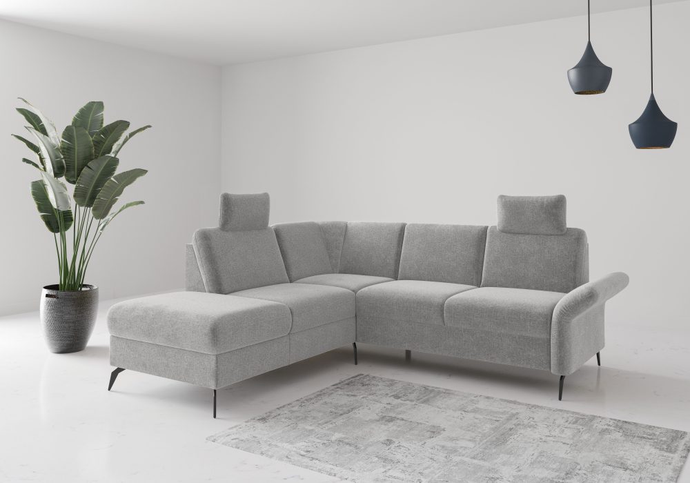 Home affaire Ecksofa »Rochelle«, wahlweise mit Bettfunktion, Bettkasten und Armteilverstellung