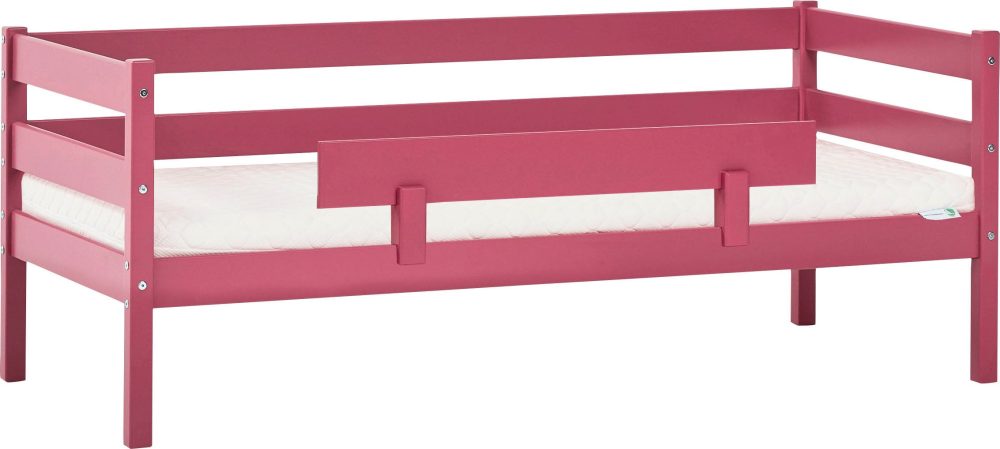 Hoppekids Einzelbett »ECO Comfort«, (Set), mit Rollrost in 8 Farben, wahlweise mit Matratze und Absturzsicherung