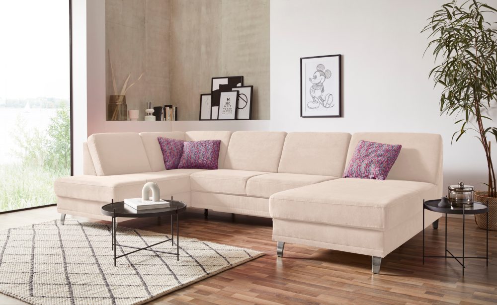 sit&more Wohnlandschaft »Clio V«, wahlweise mit Bettfunktion und Bettkasten, inklusive Federkern