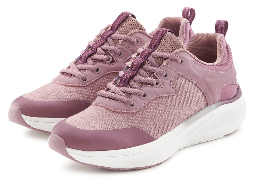 LASCANA Sneaker »Schnürhalbschuh«, Freizeitschuh mit herausnehmbarer Innensohle VEGAN