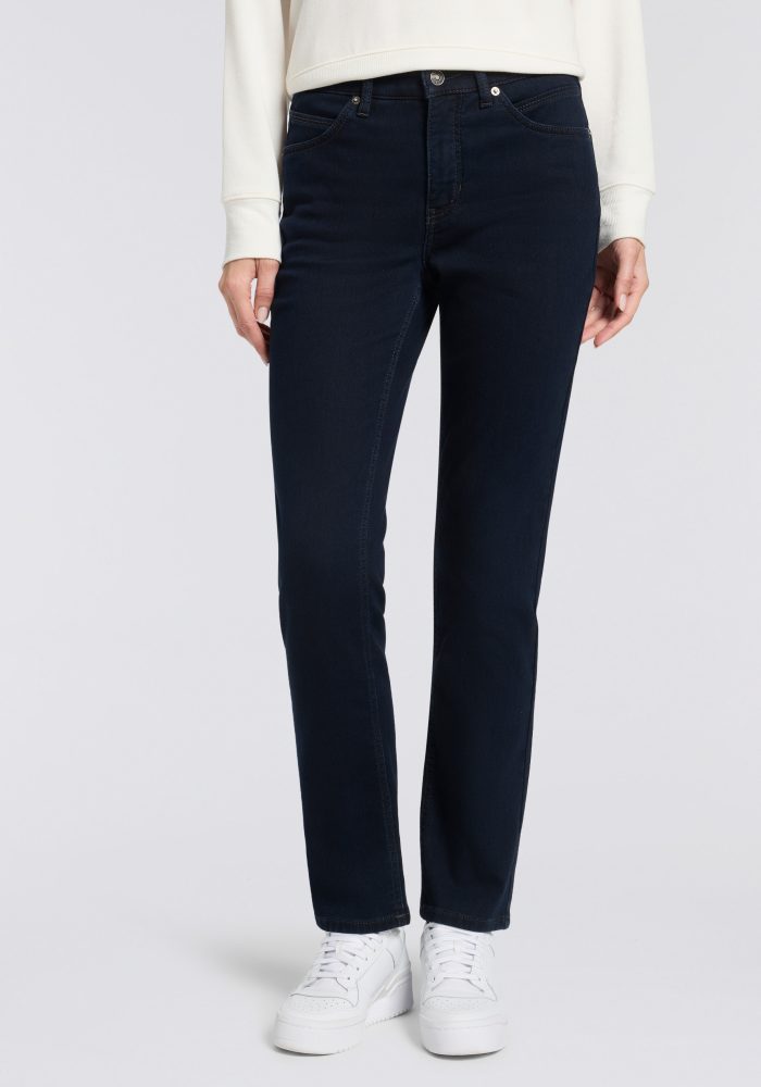MAC Straight-Jeans »MACMELANIE« Sportives Naht-Detail am Tascheneingriff