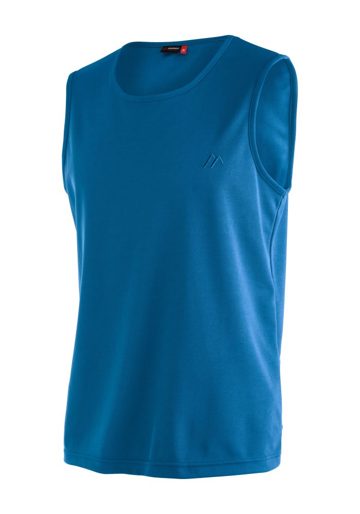 Maier Sports Herren Peter Tanktop (Größe 4XL, Blau)