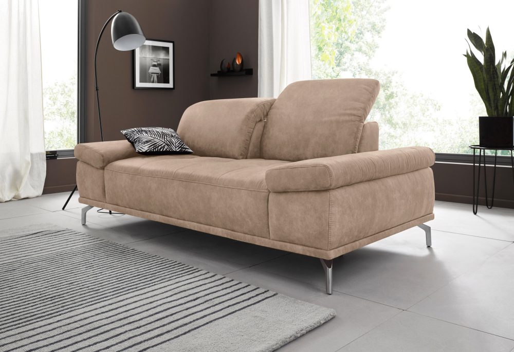 Places of Style 2-Sitzer »Caluna«, mit Sitztiefen- und Kopfteilverstellung