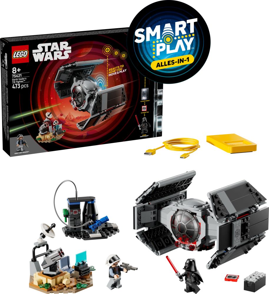 LEGO® - 75421 SMART Play?: Darth Vaders TIE Fighter?, Multicolor