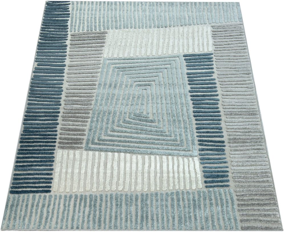 Paco Home Teppich »Stilo 850«, rechteckig, 13 mm Höhe, In- und Outdoor geeignet, Wohnzimmer