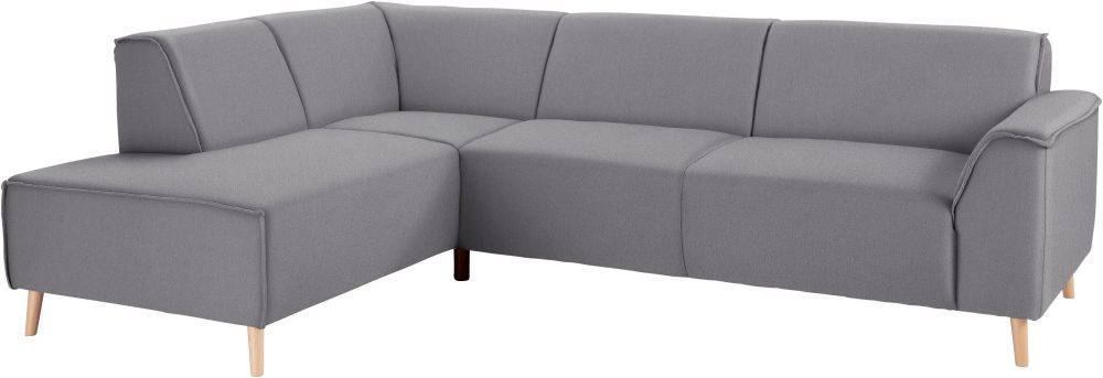 andas Ecksofa »Janek«, mit Federkern und Keder in scandinavischem Design