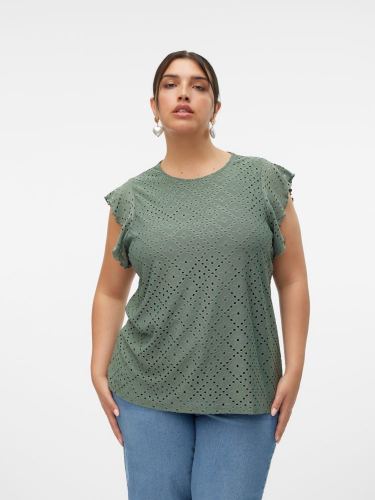 Vero Moda Curve Spitzenshirt 