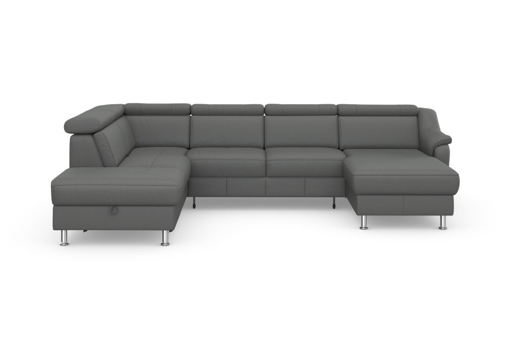 sit&more Wohnlandschaft »Freetown«, inklusive Kopfteilverstellung und komfortablem Federkern, wahlweise mit Bettfunktion und Stauraum