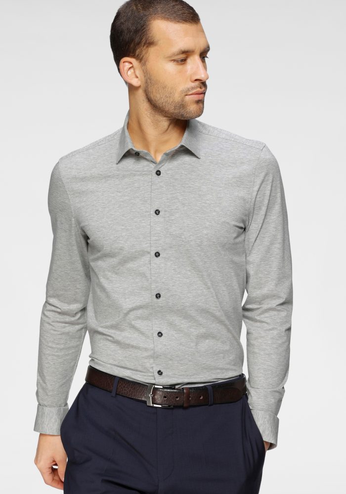 OLYMP Businesshemd »No. Six 24/Seven super slim«, in bequemer Jersey-Qualität