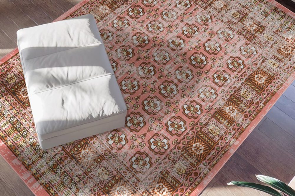 me gusta Teppich »Ariya 625«, rechteckig, 6 mm Höhe, Flachflor, gekettelt, Wohnzimmer