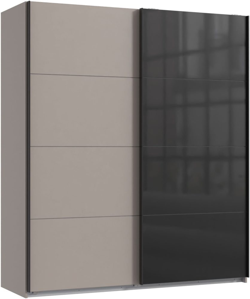 Schwebetürenschrank MIDNIGHT beige 2 Türen