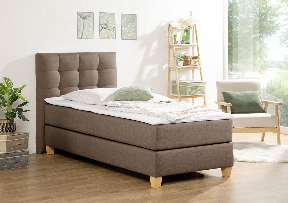 Home affaire Boxspringbett »Moulay«, inkl. Topper, in 3 Härtegraden, TFK auch in Härtegrad 4