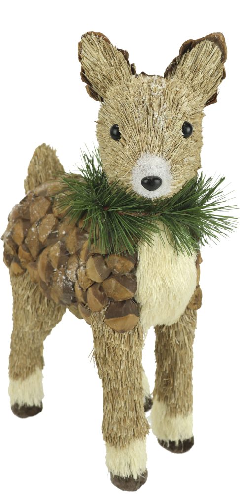 I.GE.A. Dekofigur »Reh aus Bast«, Dekoration Geschenk Dekorative Dekoobjekt Ornamente Tierfigur Dekotier