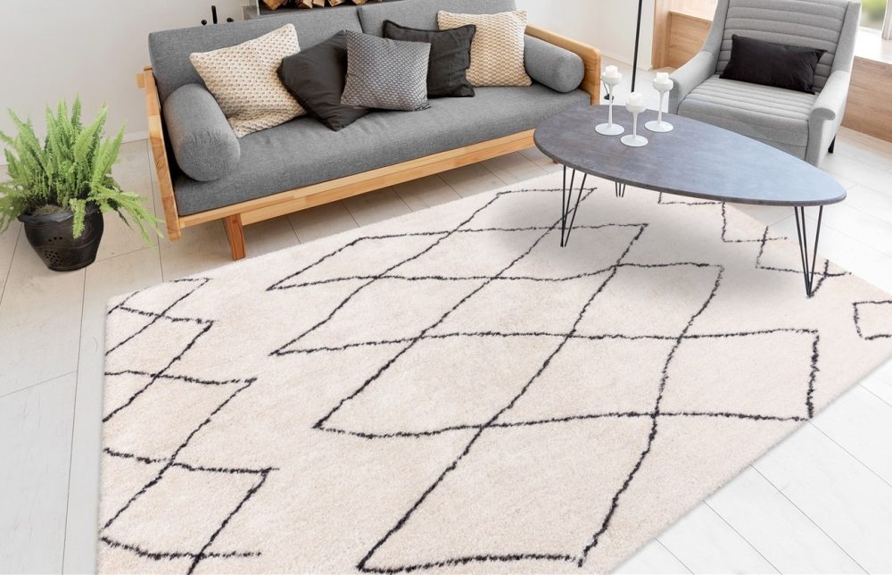 calo-deluxe Hochflor-Teppich »Elvar-4000«, rechteckig, 27 mm Höhe, besonders weich durch Microfaser, Wohnzimmer