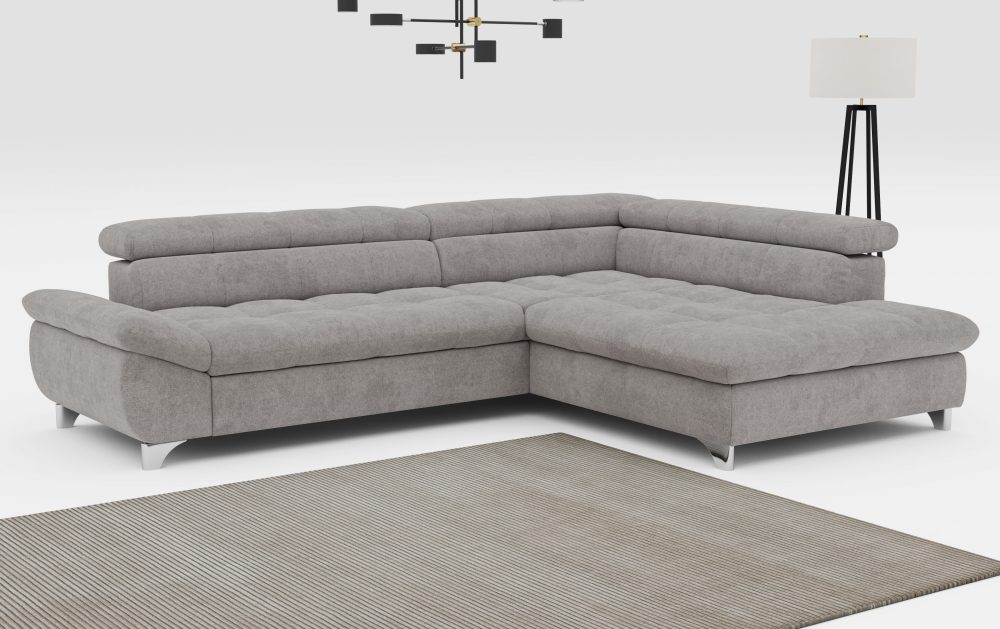 COTTA Ecksofa »Gemini L-Form«, mit Kopfteilverstellung, wahlweise mit Bettfunktion