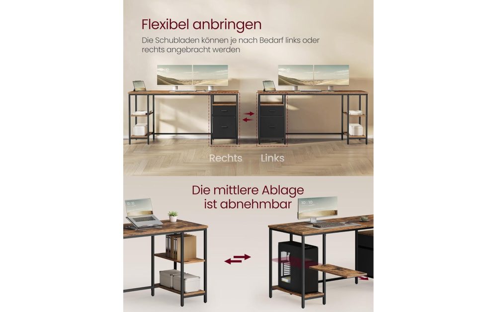 VASAGLE Schreibtisch 