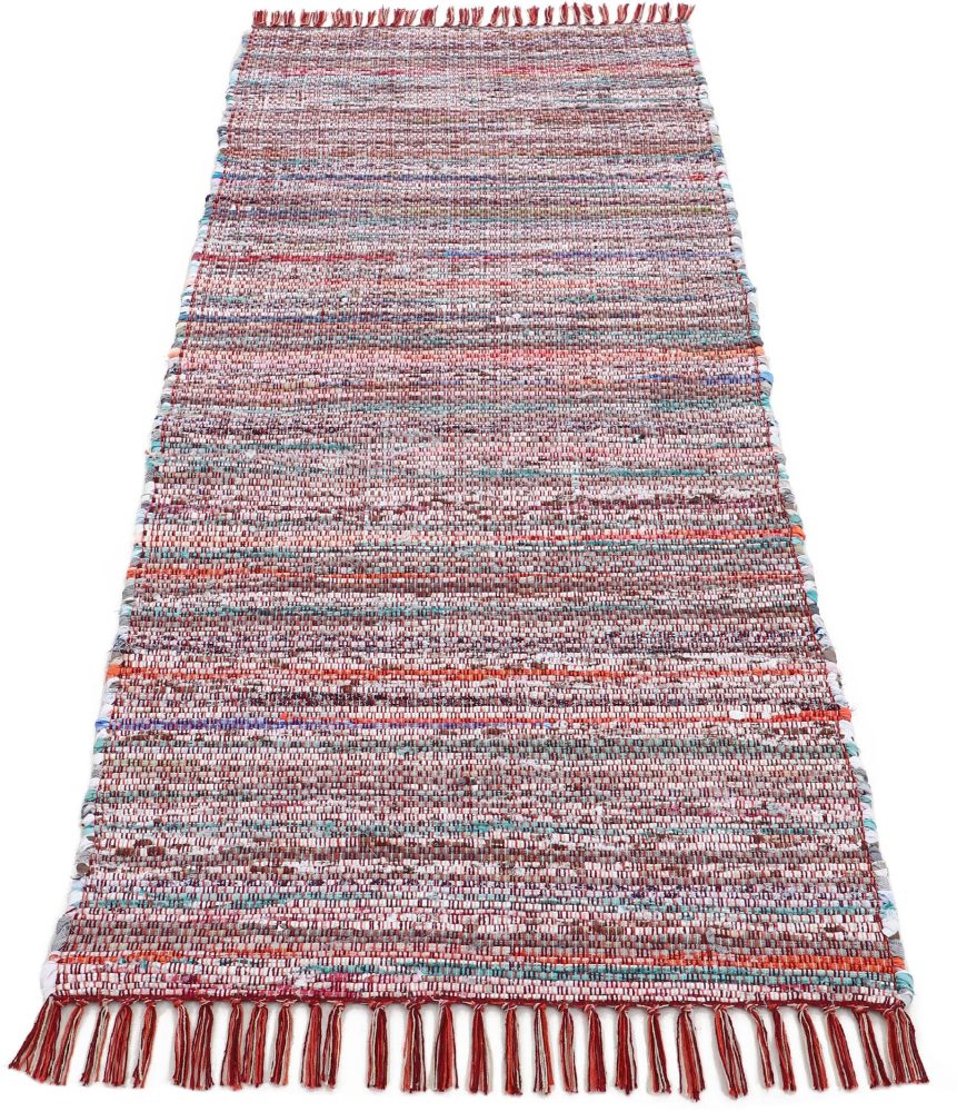 carpetfine Läufer »Kelim Chindi«, rechteckig, 6 mm Höhe, Flachgewebe Wendeteppich mit Fransen, Wohnzimmer