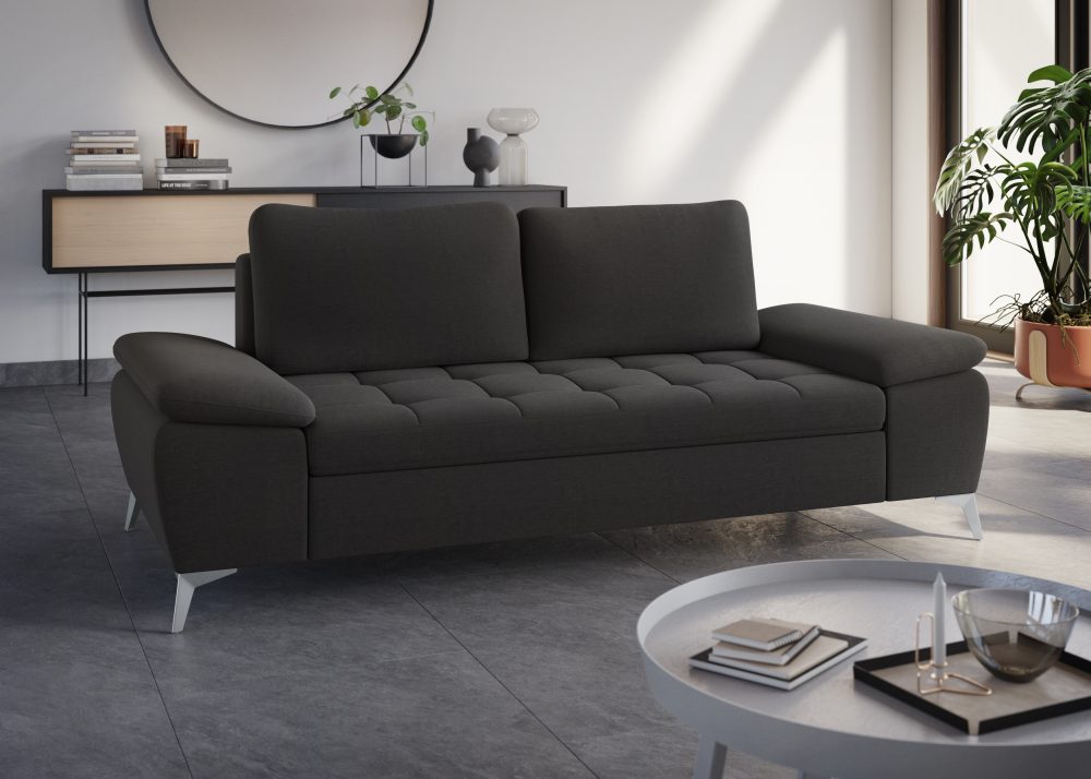 sit&more 2,5-Sitzer, mit hochwertigen Metallfüssen