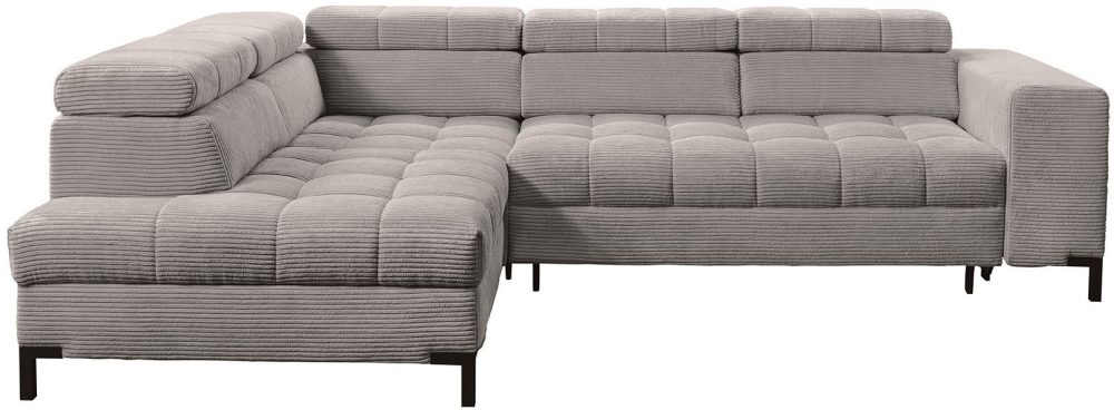 exxpo - sofa fashion Ecksofa »Bocco, hochwertige Verarbeitung, toller Sitzkomfort, bequem, L-Form« wahlweise mit Bettfunktion u. Bettkasten, inkl. Kopfteilverstellung
