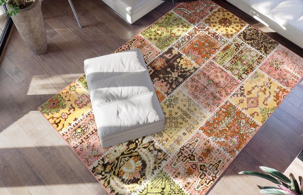 me gusta Teppich »Ariya 425«, rechteckig, 6 mm Höhe, Flachflor, gekettelt, Wohnzimmer