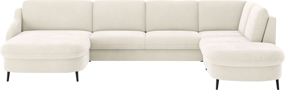 sit&more Wohnlandschaft »Soul U-Form«, wahlweise mit Bettfunktion und Bettkasten oder Schubkasten