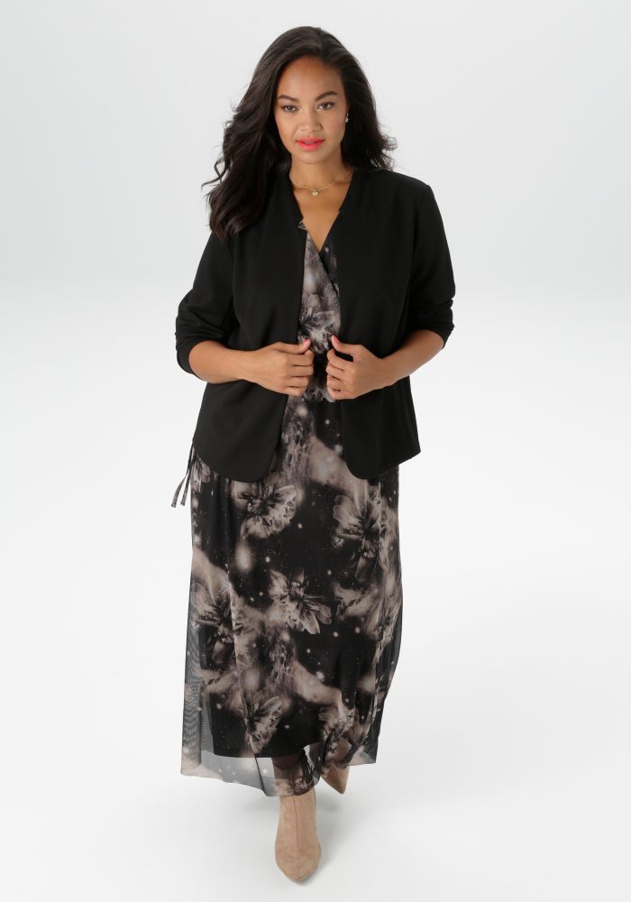 Aniston PLUS Boleroblazer kurzer, verschlussloser Damen-Bolero