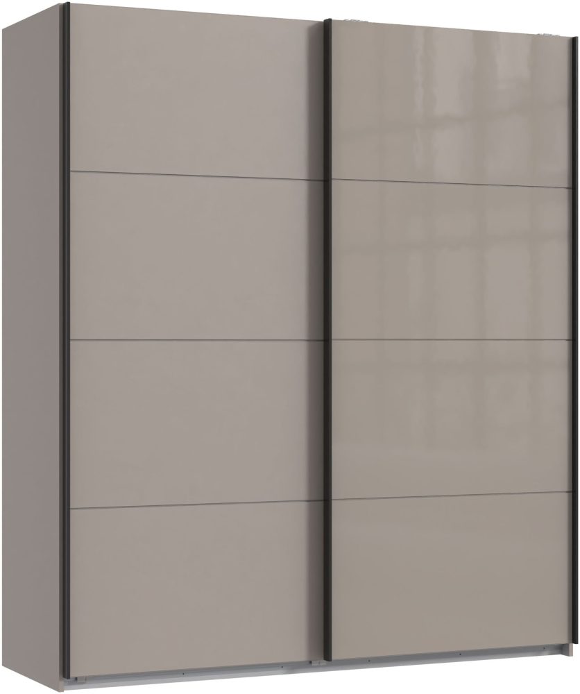 Schwebetürenschrank MIDNIGHT beige 2 Türen