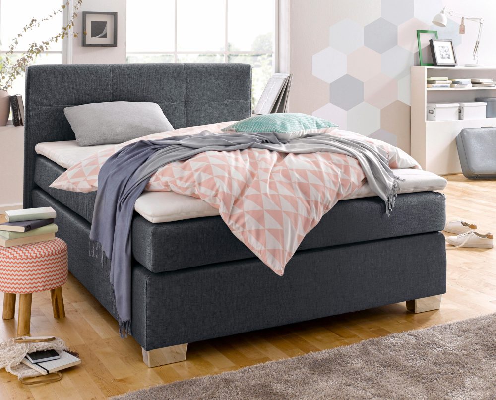 Jockenhöfer Gruppe Boxspringbett »Evita«, inkl. Topper und Kissen