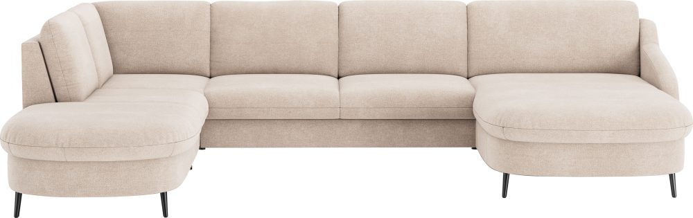 sit&more Wohnlandschaft »Soul U-Form«, wahlweise mit Bettfunktion und Bettkasten oder Schubkasten