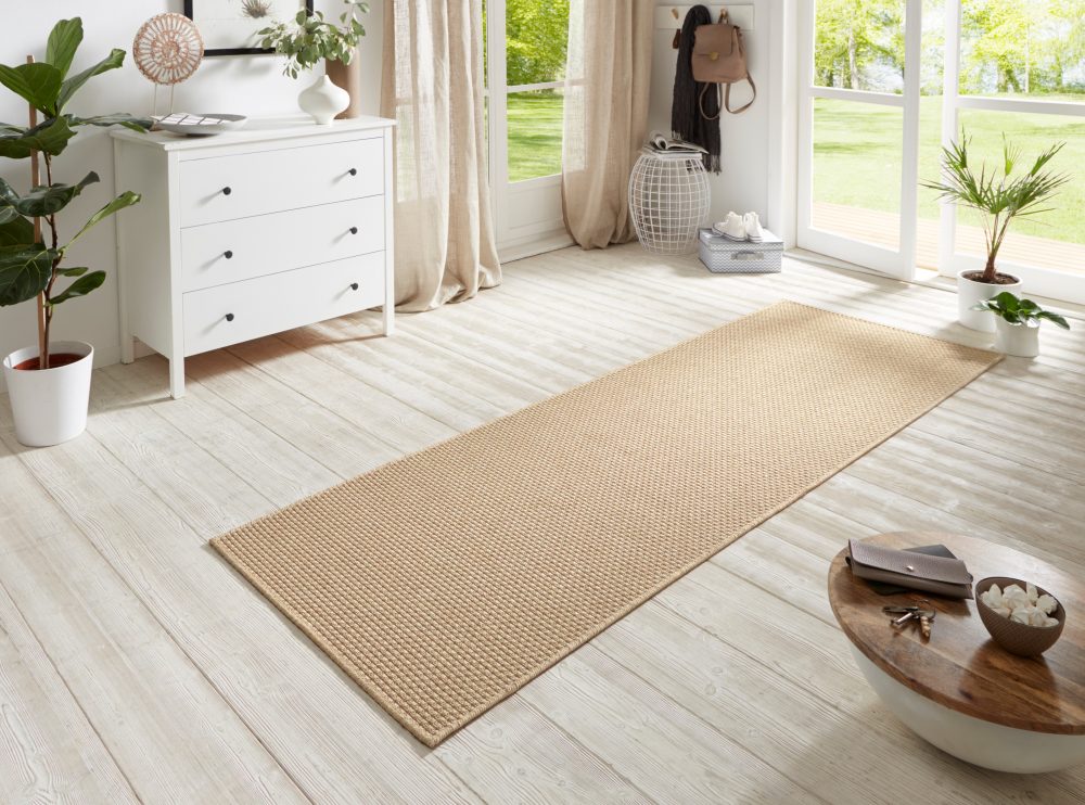 BT Carpet - Teppich Nature 600 - 80 x 250 cm und Gewicht: 3.28 kg