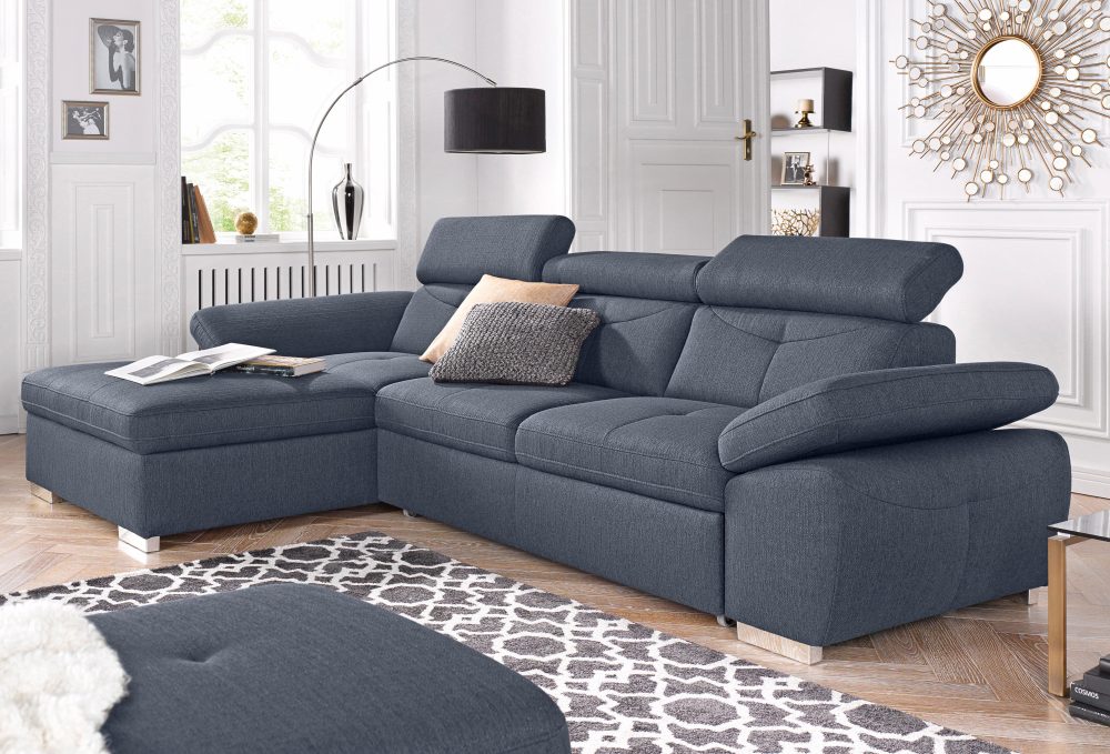 exxpo - sofa fashion Ecksofa, wahlweise mit Bettfunktion und Bettkasten