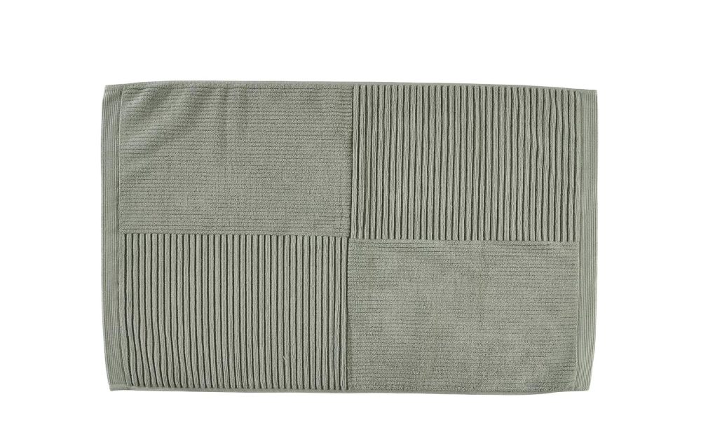Badteppich Zone Denmark Grün Baumwolle B 80 T 50 cm