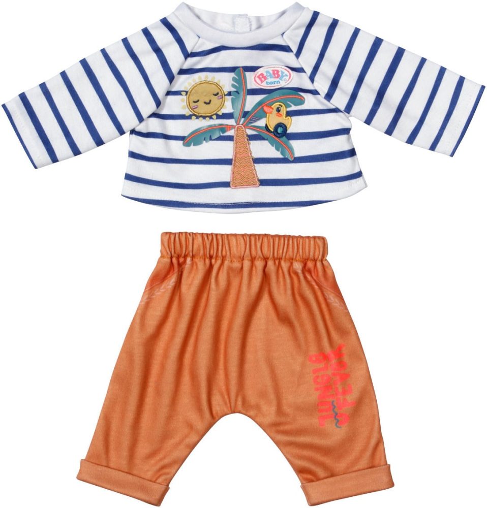Baby Born Puppenkleidung »Outfit Palmen, 43 cm«, mit Kleiderbügel