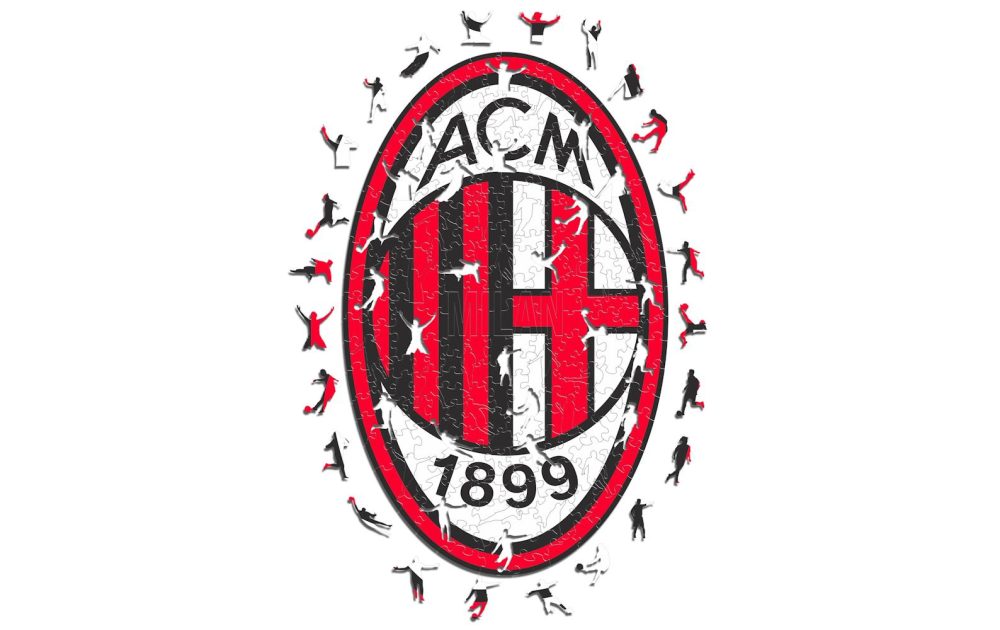 Iconic Puzzle Holz-Puzzle AC Milan ? Logo