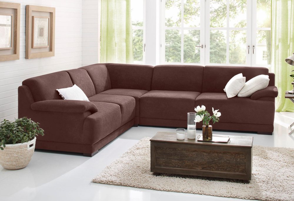 Home affaire Ecksofa »Telos«, mit Boxspring-Federung und in 3 Qualitäten