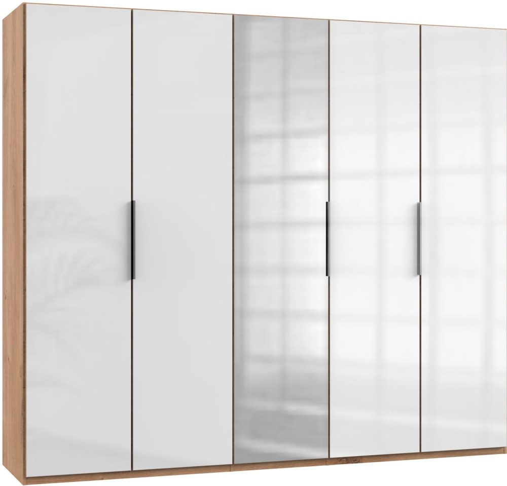 Fresh To Go Kleiderschrank »Level«, mit Glas- und Spiegeltüren