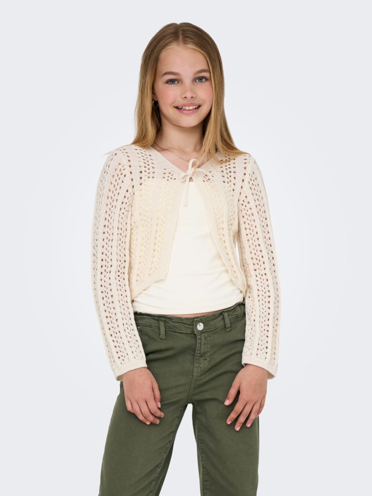 KIDS ONLY - Cardigan, 134-140, Ecru