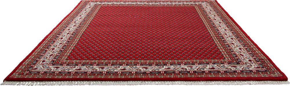 THEKO Orientteppich »Chandi Mir«, rechteckig, 12 mm Höhe, reine Wolle, handgeknüpft, mit Fransen, Wohnzimmer