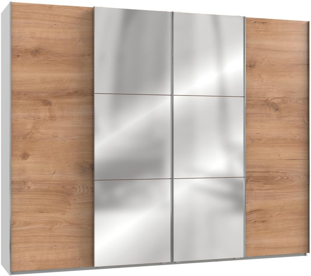 Fresh To Go Schwebetürenschrank »Level«, mit Synchronöffnung